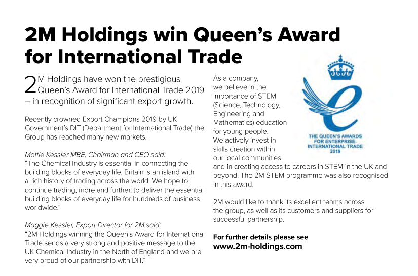 2M Holdings win Queen’s Award 2for International Trade